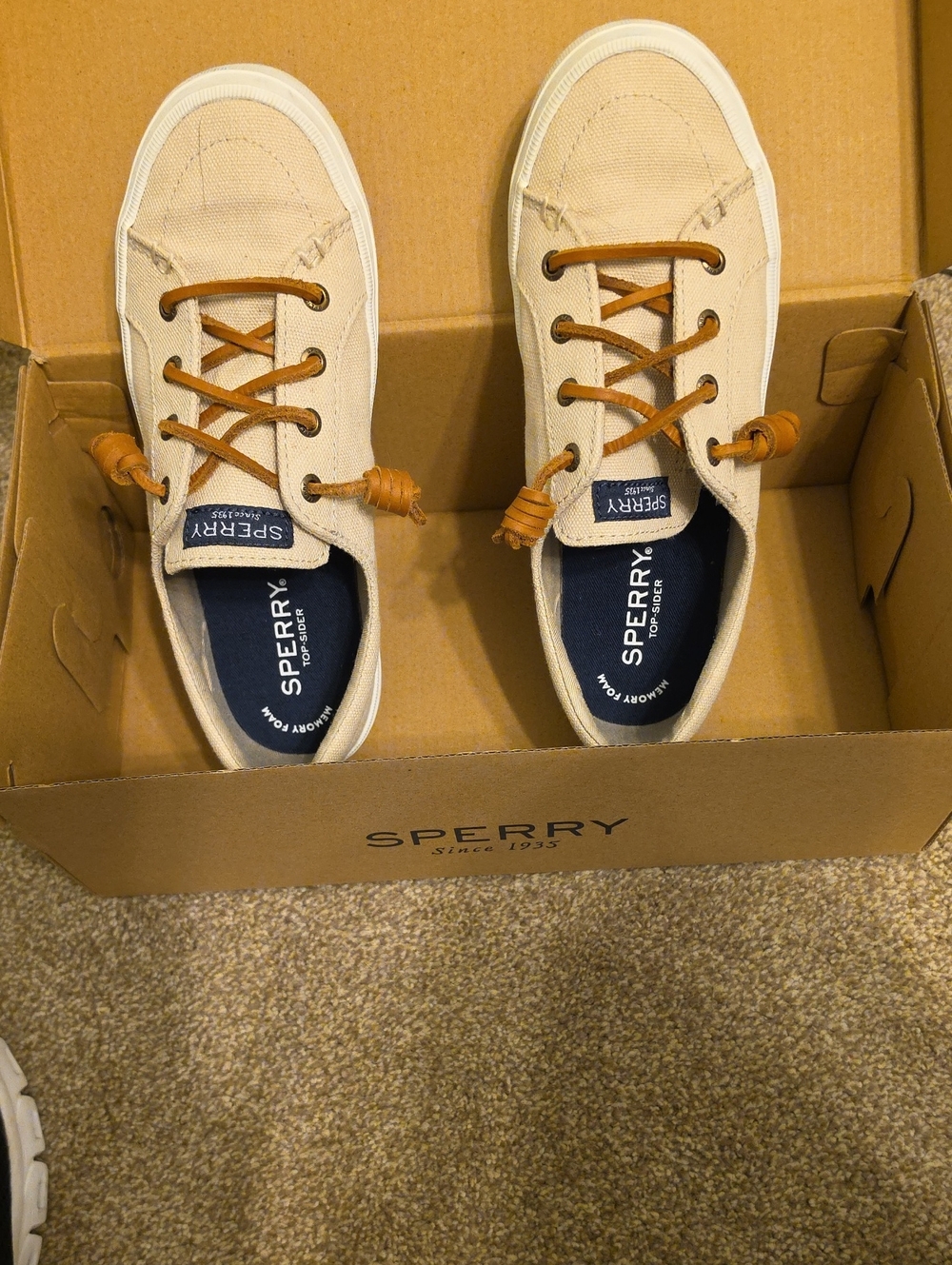 Sperry Top-sider Canvas Shoes. Great Condition.